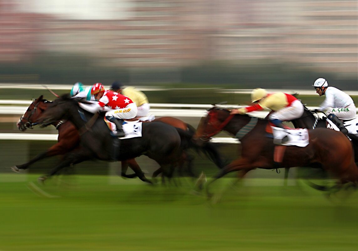 The first horse race started by the British in the Barasat Kachari field