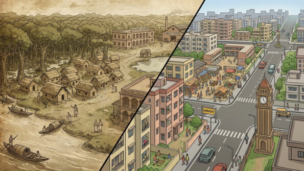 বারাসাত নামের উৎপত্তি ও ঐতিহাসিক বিকাশ